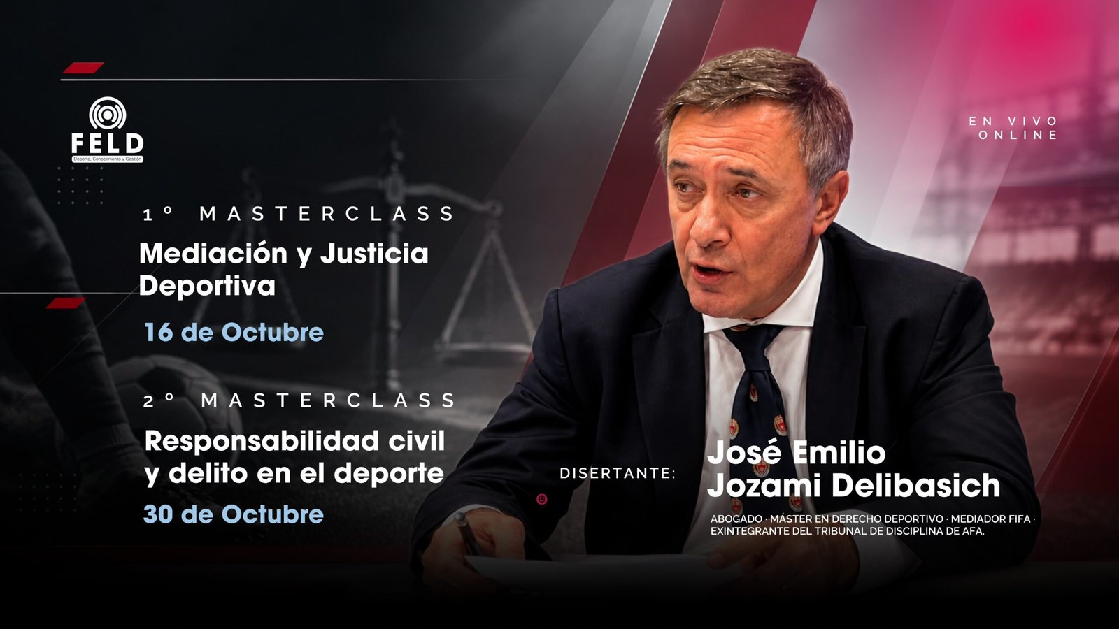 CICLO DE MASTERCLASS EN DERECHO DEPORTIVO